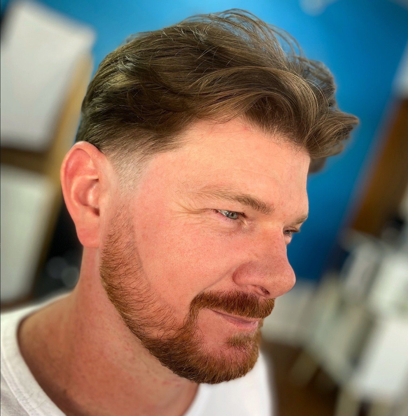 Corte premium realizado na Javier Barbearia